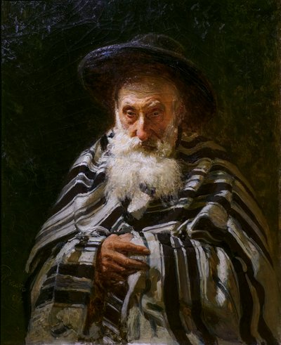 Jew in Prayer by Ilya Efimovich Repin