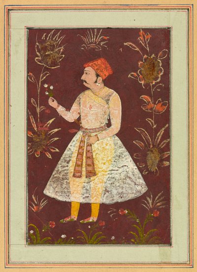 A Rajput Nobleman by Indian School