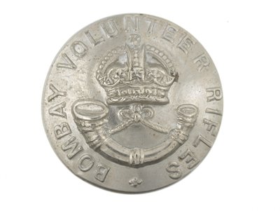 Button, Bombay Volunteer Rifles, 1901-1947 by Indian School