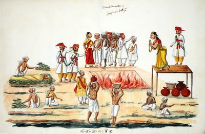 Funeral by Indian School