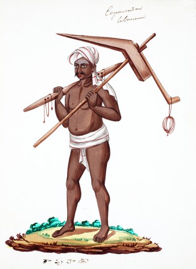 Labourer by Indian School