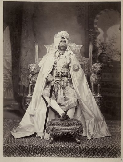 Sir Rajendra Singh, Maharaja of Patiala by Indian photographer