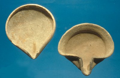 Israelite Oil Lamps by Iron Age
