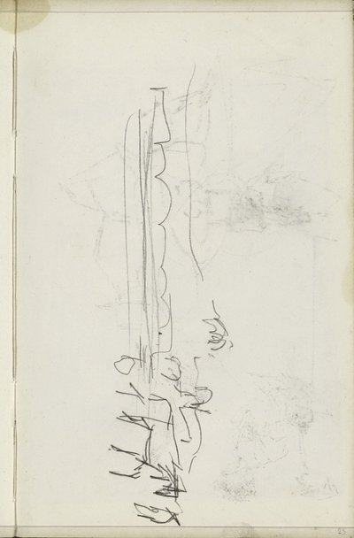Horses, Possibly for a Dray by Isaac Israels