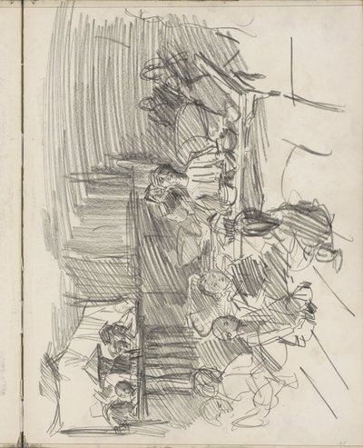 Audience at a Gamelan Orchestra by Isaac Israels