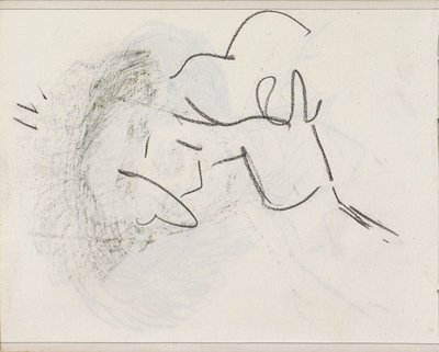 Study, Possibly a Figure Study by Isaac Israels