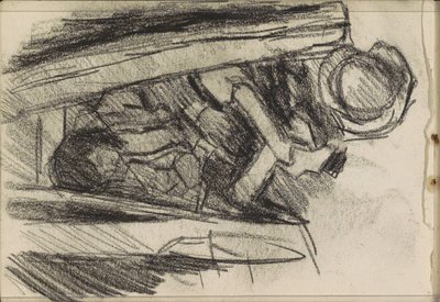 Sitting Young Man by Isaac Israels
