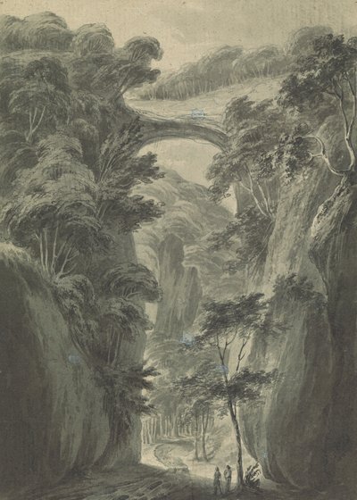 View of the Rock Bridge by Isaac Weld