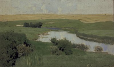 Small River Istra by Isaak Ilyich Levitan