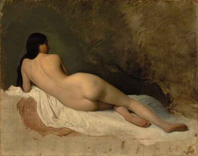 Study of a Reclining Nude by Isidore Pils