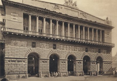 Naples: Facade of Teatro S Carlo by Italian Photographer