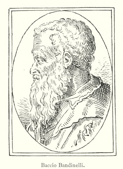 Baccio Bandinelli (engraving) by Italian School