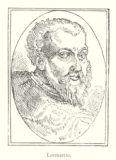 Lorenzetto (engraving) by Italian School