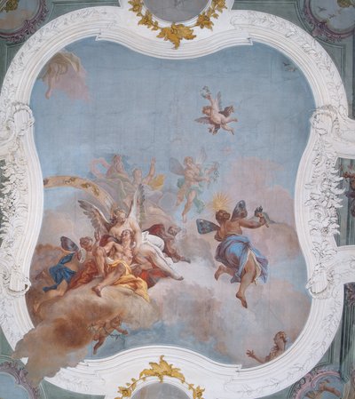 Mythological Scene with the Zodiac by Italian School