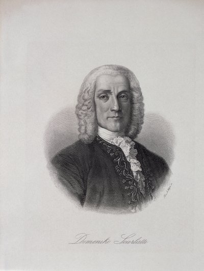 Portrait of Domenico Scarlatti (1686-1757) by Italian School
