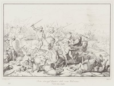 Defeat of the Hungarians by the Venetian Army by Italian School