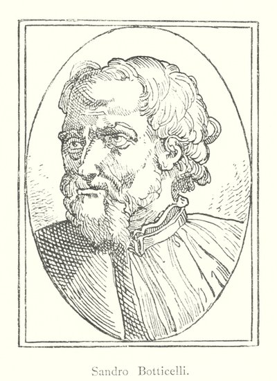 Sandro Botticelli (engraving) by Italian School