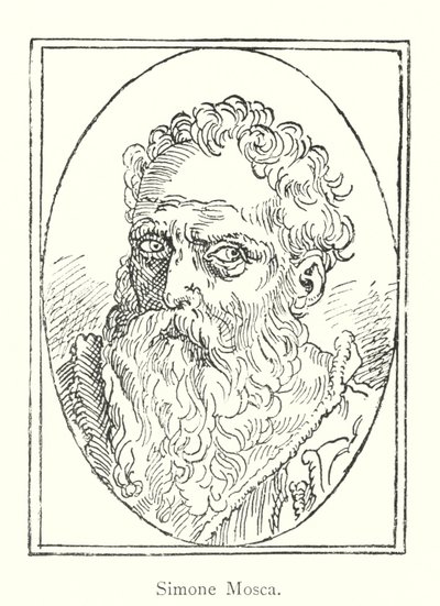 Simone Mosca (engraving) by Italian School