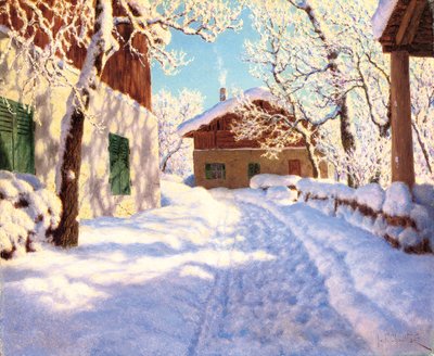 First Snow by Ivan Fedorovich Choultse