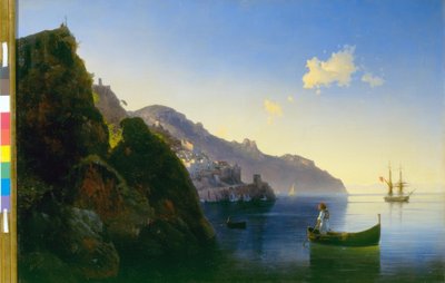 The Coast of Amalfi by Ivan Konstantinovich Aivazovsky