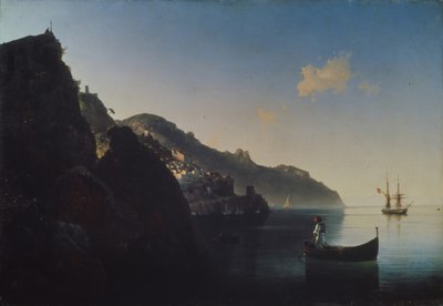 The Coast Near Amalfi by Ivan Konstantinovich Aivazovsky