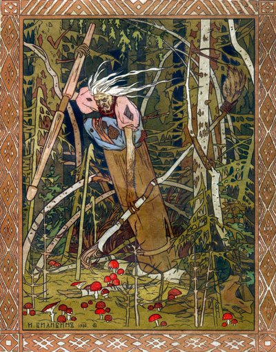 Baba Yaga, 1900 by Ivan Yakovlevich Bilibin