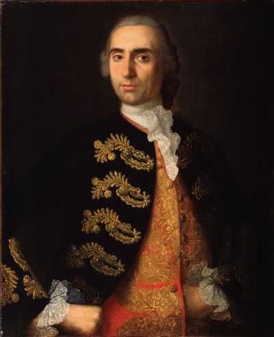 Portrait of Ivan Kotsarev, 1757-1759 by Ivan Yakovlevich Vishnyakov