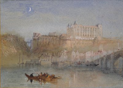 The Bridge and Chateau at Amboise by Joseph Mallord William Turner