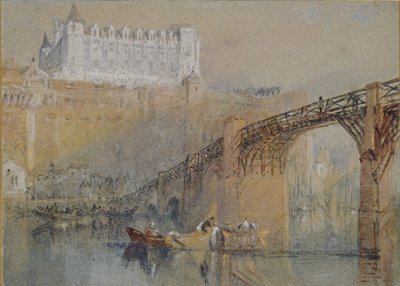 The Chateau of Amboise by Joseph Mallord William Turner