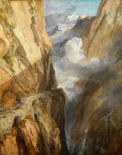 The Pass of Saint Gotthard, Switzerland by Joseph Mallord William Turner