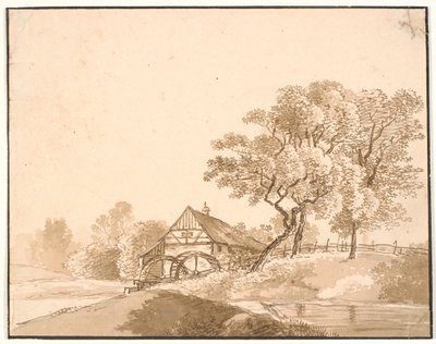 A Mill at Lausanne by J.P. Møller