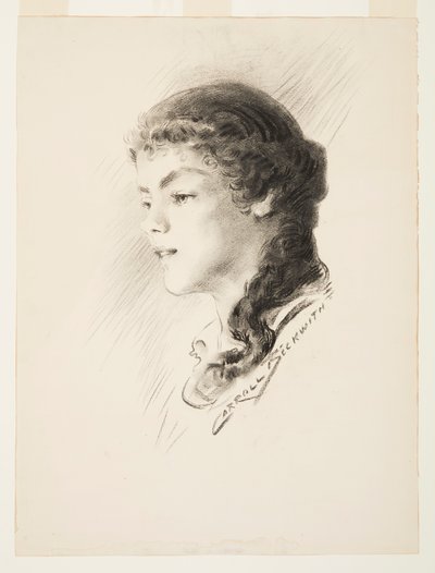 Portrait, possibly Elizabeth Vail by J. Carroll Beckwith