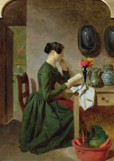 The Housekeeper, c.1858 by J. Davies