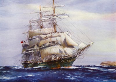 Clipper Ships: Aristides by Jack (after) Spurling