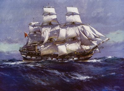 Clipper Ships: Northfleet by Jack (after) Spurling