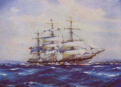 Sailing ship Invercargill by Jack Spurling