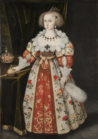 Queen Kristina as a Child by Jacob Heinrich Elbfas