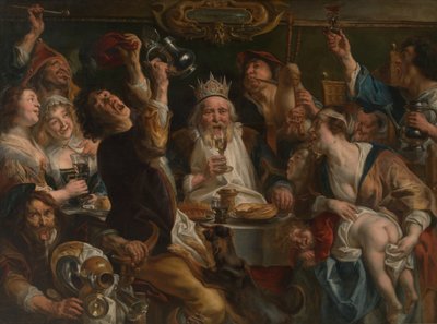 The King Drinks by Jacob Jordaens