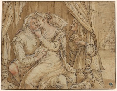 Amorous Couple by Jacob Matham