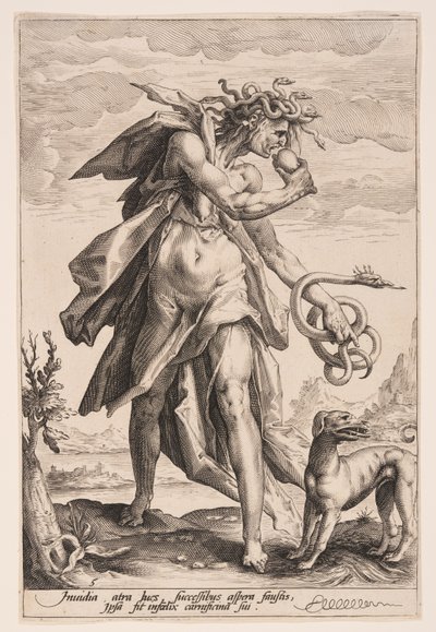 Envy, plate 5 from The Vices by Jacob Matham