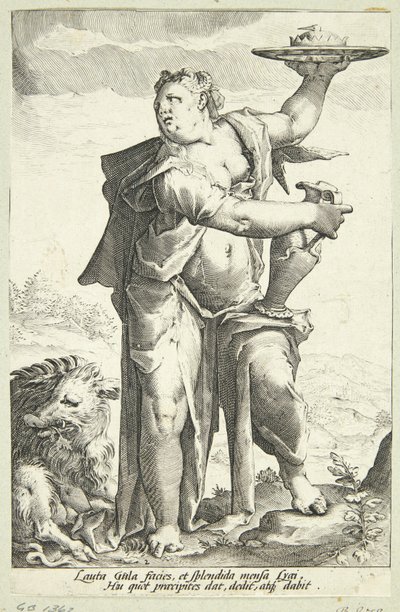 Gluttony by Jacob Matham