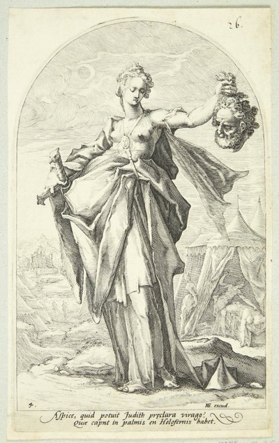 Judith by Jacob Matham