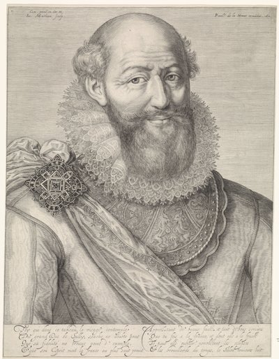 Portrait of Maximilien de Béthune by Jacob Matham