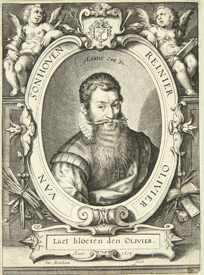 Portrait of Reinier Olivier van Sonhoven by Jacob Matham