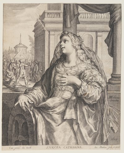St Catherine by Jacob Matham