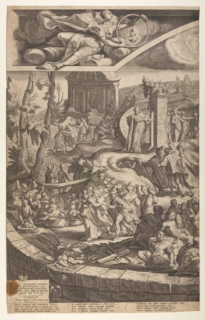 The Table of Cebes (plate 1) by Jacob Matham