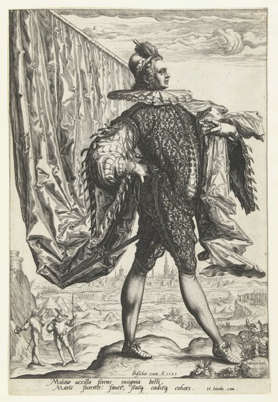 Officers in Peascod Doublets by Jacob de Gheyn (II)