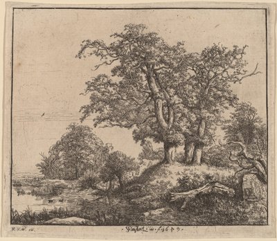 The Three Oaks by Jacob van Ruisdael