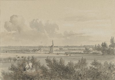 Landscape near Maarssen by Jacobus Theodorus Abels