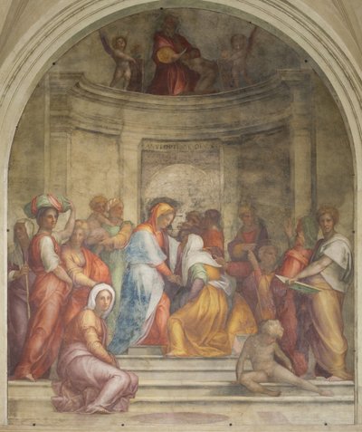 The Visitation by Jacopo Pontormo